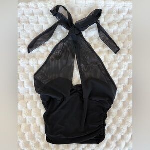 Black Halter top